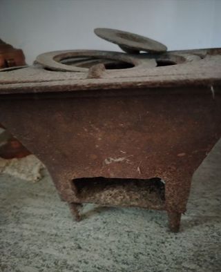 Scaldino in ghisa '900