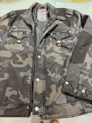 Cazadora Safari Camuflaje Brandit Verde camuflaje