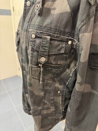 Cazadora Safari Camuflaje Brandit Verde camuflaje