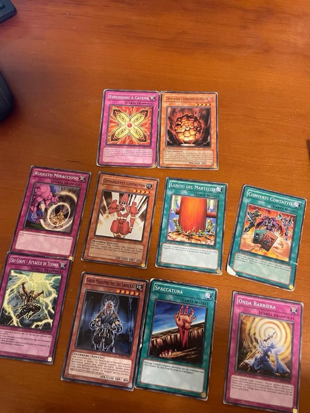 Set 4 Carte Yu-Gi-Oh! Italiane