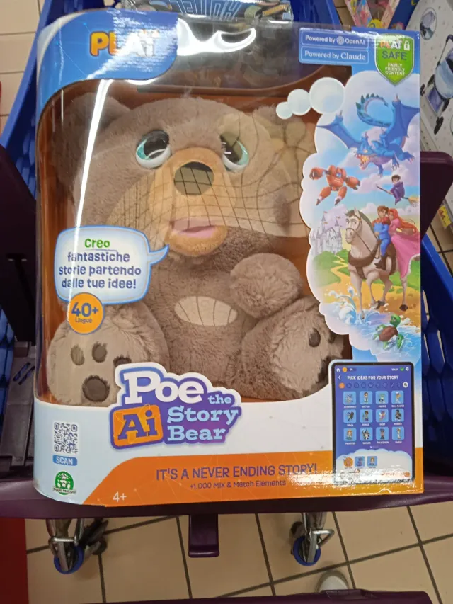 Poe the Story Bear - Peluche Interattivo AI