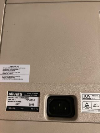 Schermo Olivetti PCS86 grigio
