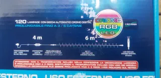 Catena Luci 40x3 Cromo Digital