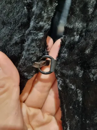 Abrigo vintage terciopelo STUART & LARK negro