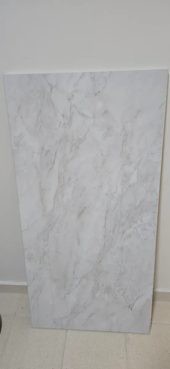 Encimera imitación mármol blanca 120cm