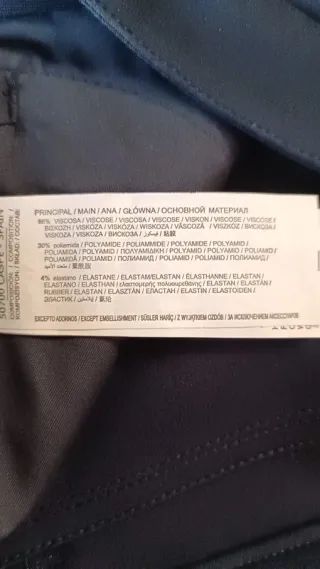 Pantalón Chica Azul Marino T.38 Losan