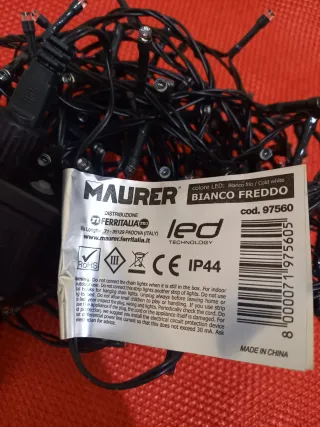 Luci Natalizie LED Bianche