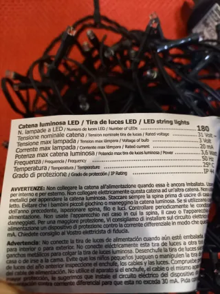 Luci Natalizie LED Bianche