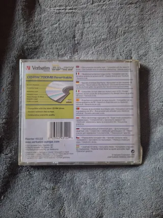 CD-RW Verbatim 700MB DataLifePlus Nuovo/Sigillato