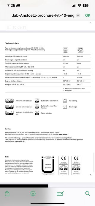 Pavimento LVT Jab Flooring Gris