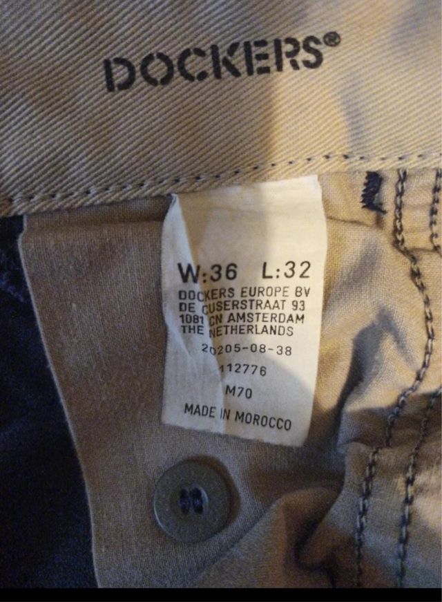 Pantalones Dockers Azul Marino