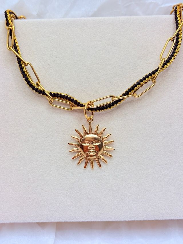 Collar Sol Acero Inoxidable 316L Resistente Agua