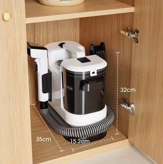 Limpiador tapicerías alfombras agua vapor