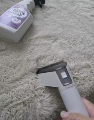 Limpiador tapicerías alfombras agua vapor