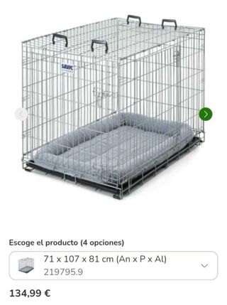 Jaula Adiestramiento Perros con Cama
