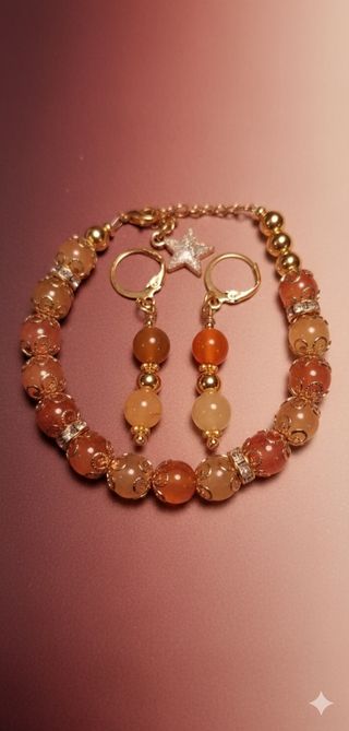 Orecchini e bracciali fatti a mano