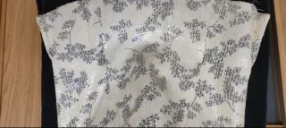 Corpiño y falda negro y blanco