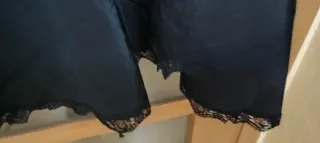 Corpiño y falda negro y blanco