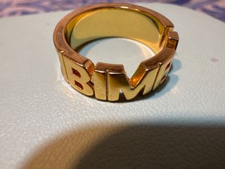 Anillo Bimba y Lola Dorado y Negro