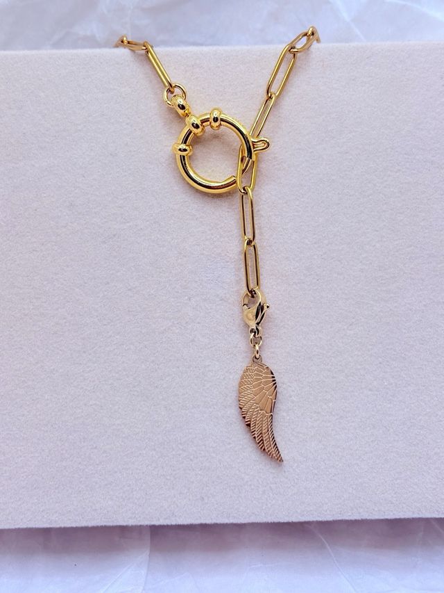 Collar Acero Inoxidable 316L Ala