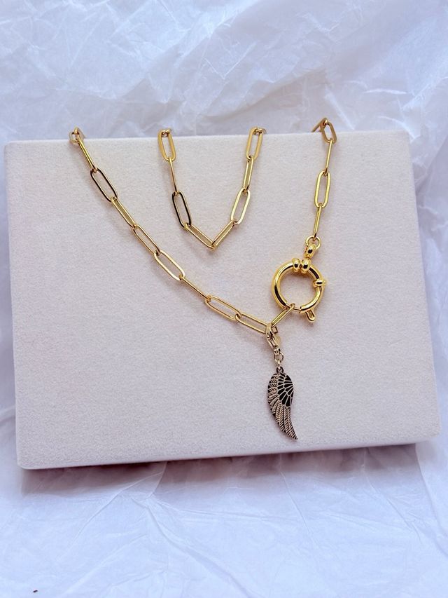 Collar Acero Inoxidable 316L Ala