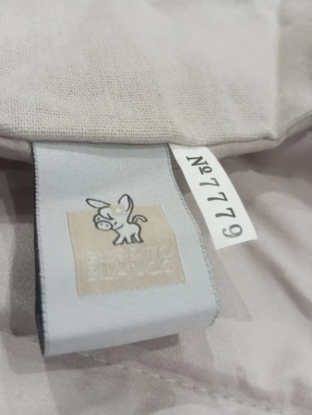 Colcha Burrito Blanco  nueva