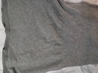 Maglione donna grigio con farfalle