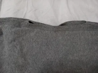 Maglione donna grigio con farfalle