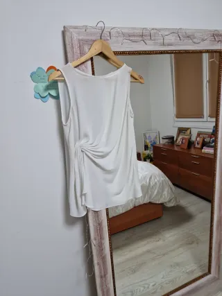 Camisa sin manga Zara Talla M