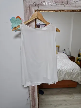 Camisa sin manga Zara Talla M