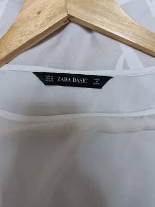 Camisa sin manga Zara Talla M