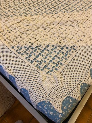 nel Copriletto fatto a mano