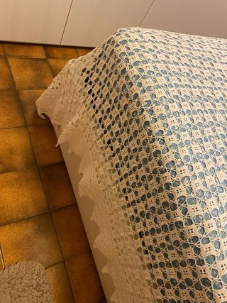 nel Copriletto fatto a mano