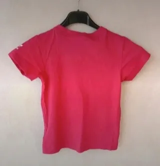 T-shirt, bambina, Adidas, 5 / 6 anni, rosa fucsia