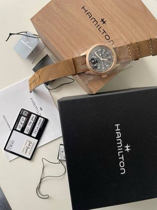 Hamilton Khaki Field Mechanical bronce 38mm fullse