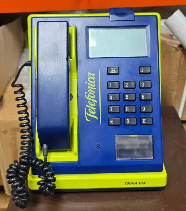 Teléfono de telefónica vintage