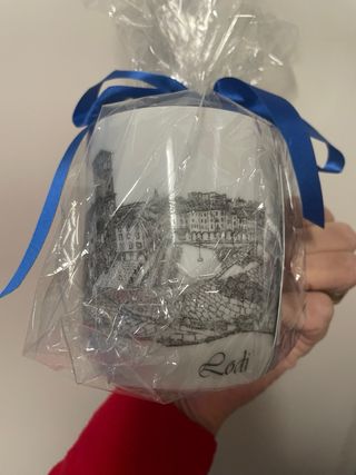 Tazza artigianale Lodi Italia idea regalo nuovo