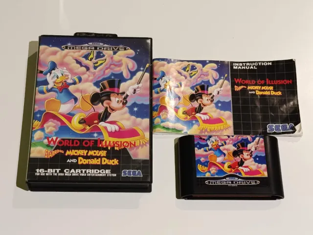 World of Illusion Mega Drive Sega