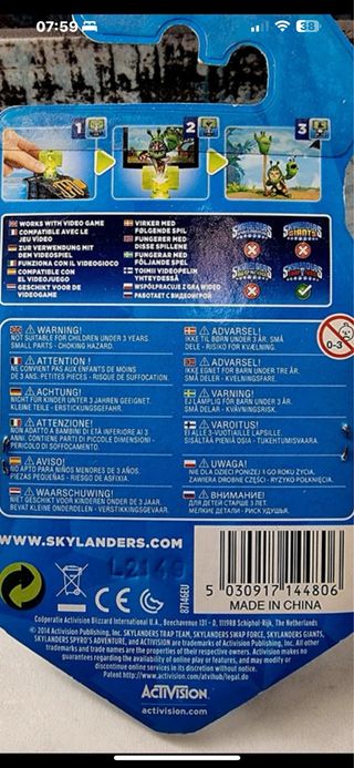 SKYLANDERS TRAP TEAM  - WATER TRAP - PS3 PS4 XONE