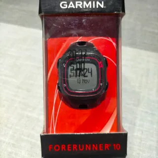 Reloj Garmin Forerunner 10 Negro/Rojo.