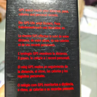 Reloj Garmin Forerunner 10 Negro/Rojo.