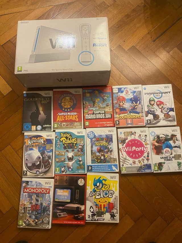 Nintendo Wii + 13 giochi originali