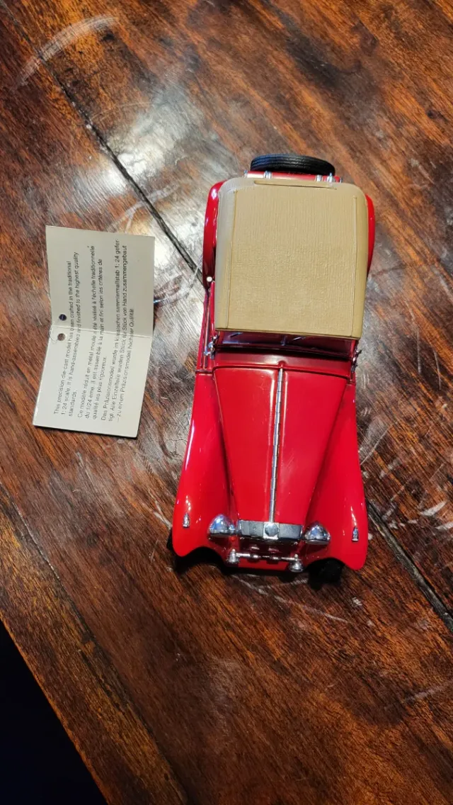 Franklin Mint  MGCT 1948 Roadster Coche Rojo