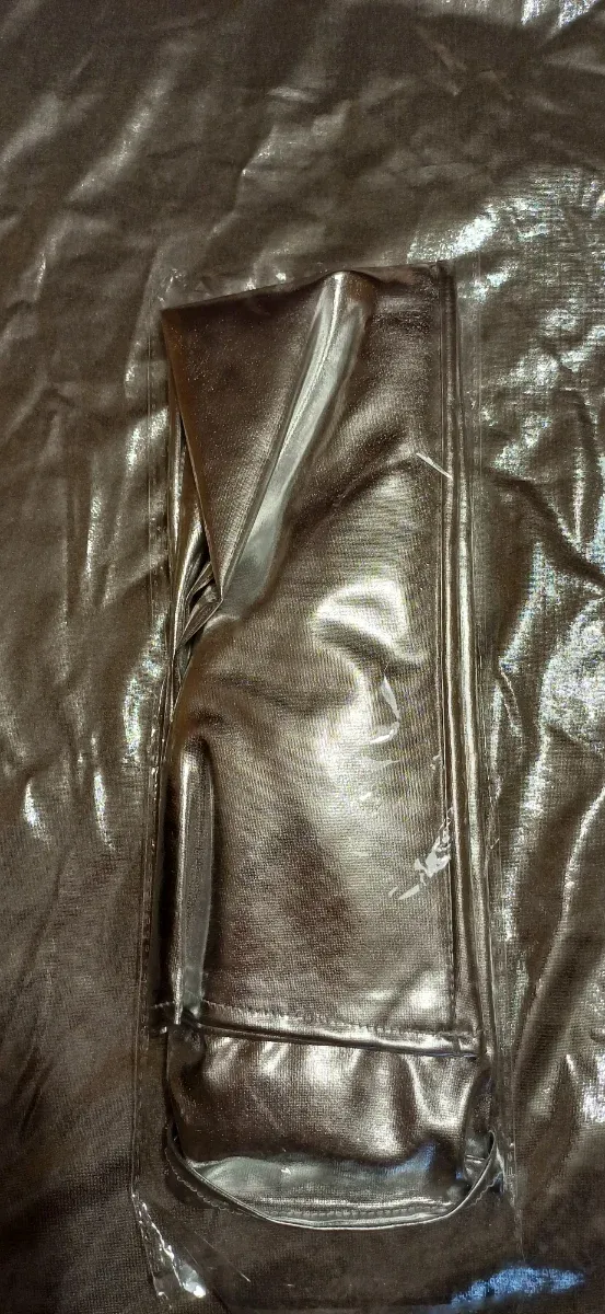 Vestido de fiesta plateado