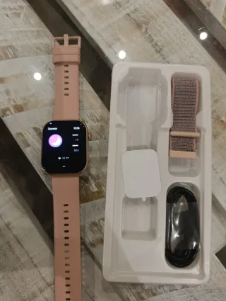 Reloj Mujer Beige/Rosa