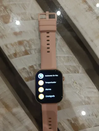 Reloj Mujer Beige/Rosa