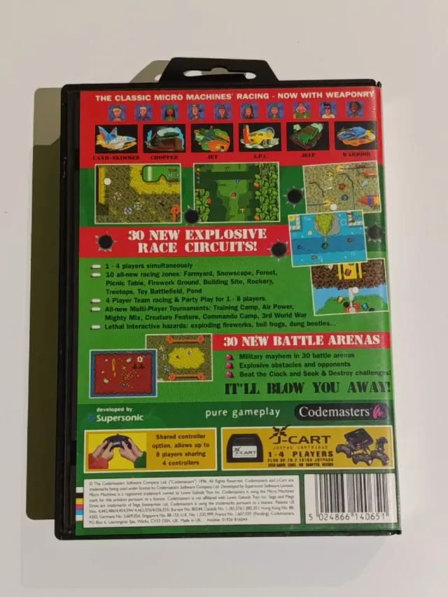MicroMachines Military Mega Drive
