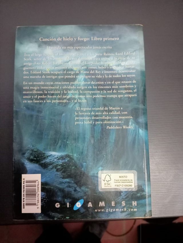 Canción de hielo y fuego: Juego de tronos (Giga...