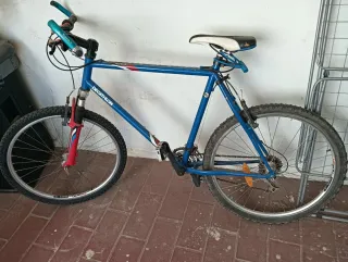 Bicicleta de Montaña Decathlon Azul