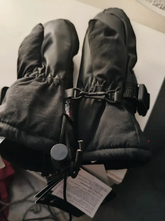 Guantes Nieve Niños Negro